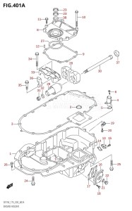 DF175Z From 17501Z-780001 (E03)  2007 drawing ENGINE HOLDER