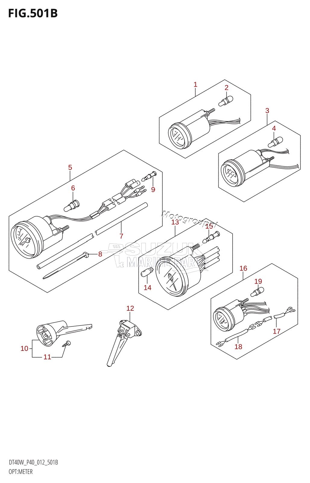 OPT:METER (DT40WR:P40)