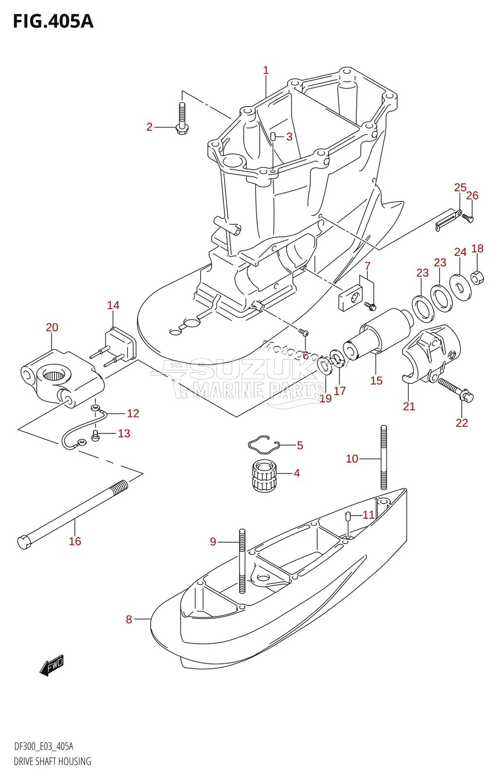 DRIVE SHAFT HOUSING