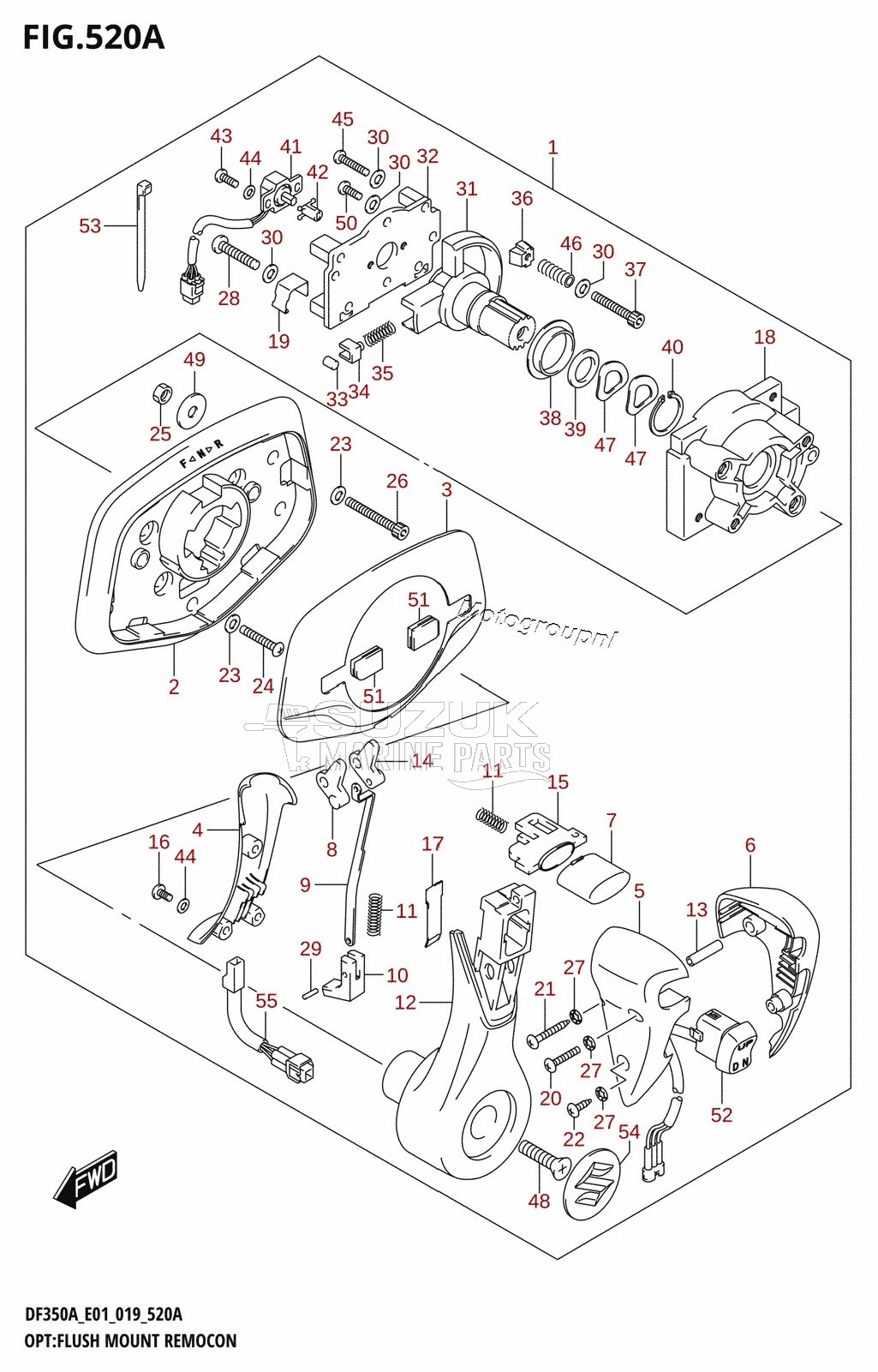 OPT:FLUSH MOUNT REMOCON