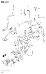 DF25A From 02504F-140001 (P01)  2021 drawing HARNESS (DF25AT,DF30AT)