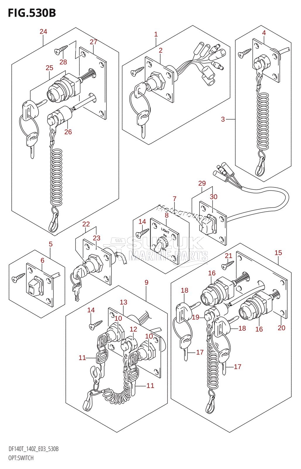 OPT:SWITCH (DF140Z:(K2,K3,K4))