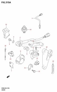 DF60A From 06002F-010001 (E03)  2010 drawing SENSOR