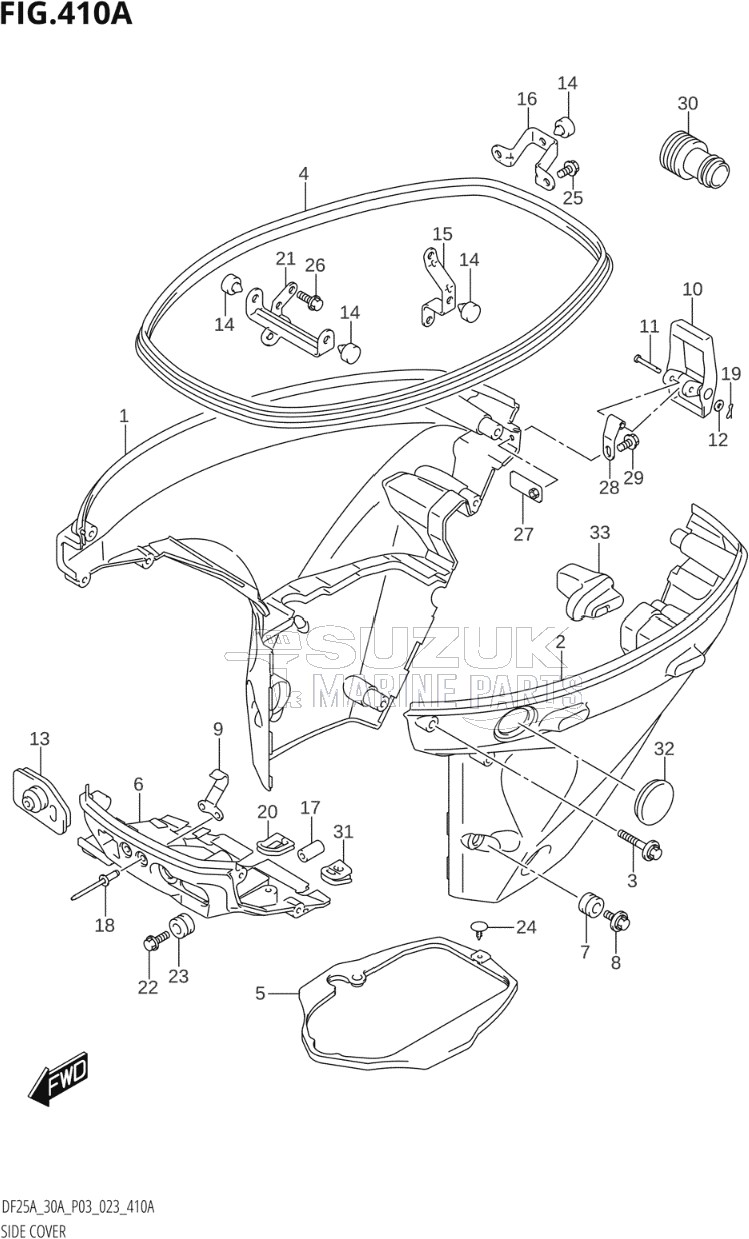 SIDE COVER (DF25A)