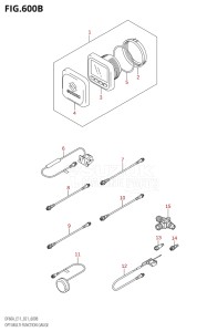 04005F-240001 (2022) 40hp E34-Italy (DF40ASVT  DF40ASVT) DF40A drawing OPT:MULTI FUNCTION GAUGE (SEE NOTE)