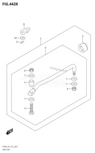 DF80A From 08002F-510001 (E03)  2015 drawing DRAG LINK (DF90ATH:E40)