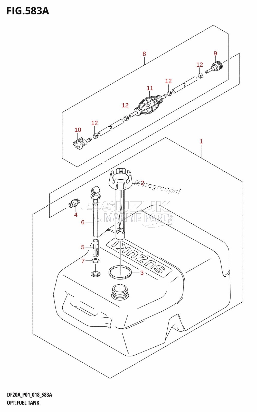 OPT:FUEL TANK (DF9.9B,DF9.9BR,DF9.9BT,DF9.9BTH,DF15A,DF15AR)