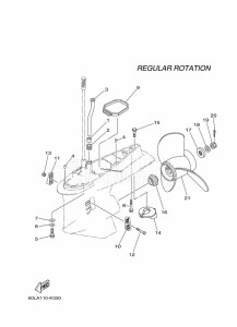 F200BETX drawing PROPELLER-HOUSING-AND-TRANSMISSION-2