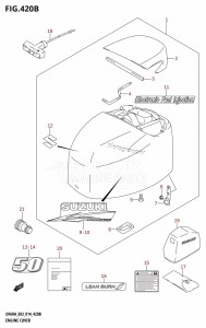 DF50A From 05003F-410001 (E03)  2014 drawing ENGINE COVER (DF50A)