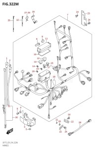 DF175Z From 17502Z-410001 (E01 E40)  2014 drawing HARNESS (DF175TG:E40)