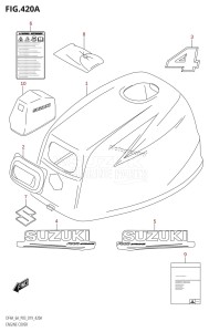 DF4A From 00403F-910001 (P03)  2019 drawing ENGINE COVER (DF4A)