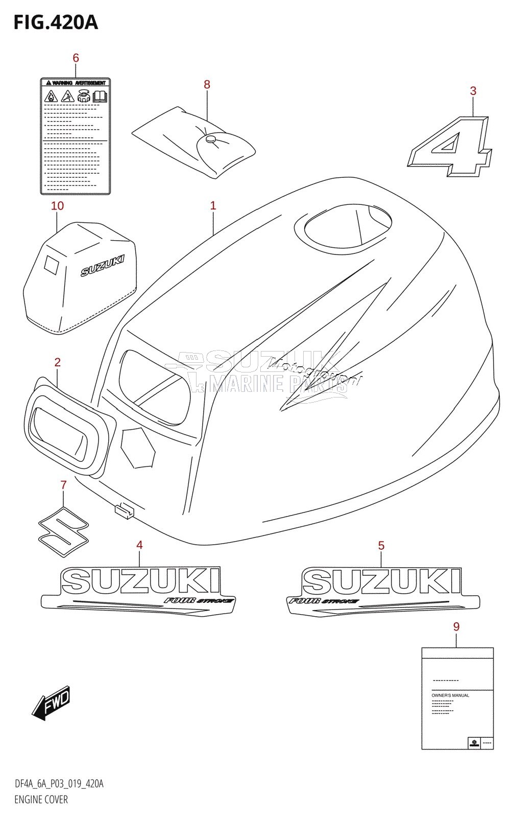 ENGINE COVER (DF4A)