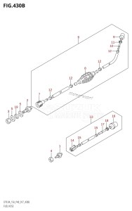 DT9.9A From 00996 -710001 (P36-)  2017 drawing FUEL HOSE (DT15AK:P36)