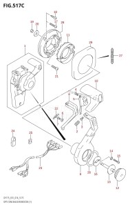 DF175T From 17502F-610001 (E01 E40)  2016 drawing OPT:CONCEALED REMOCON (1) (DF150Z:E01)