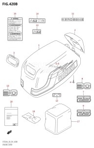 DT30 From 03001-880001 ()  2008 drawing ENGINE COVER