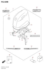 DF150AP From 15003P-810001 (E01 E40)  2018 drawing ENGINE COVER (DF150AP:E40)