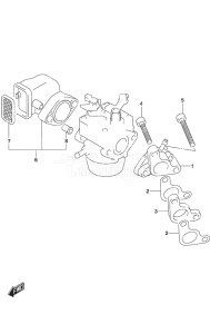 DF 2.5 drawing Intake Pipe/Silencer