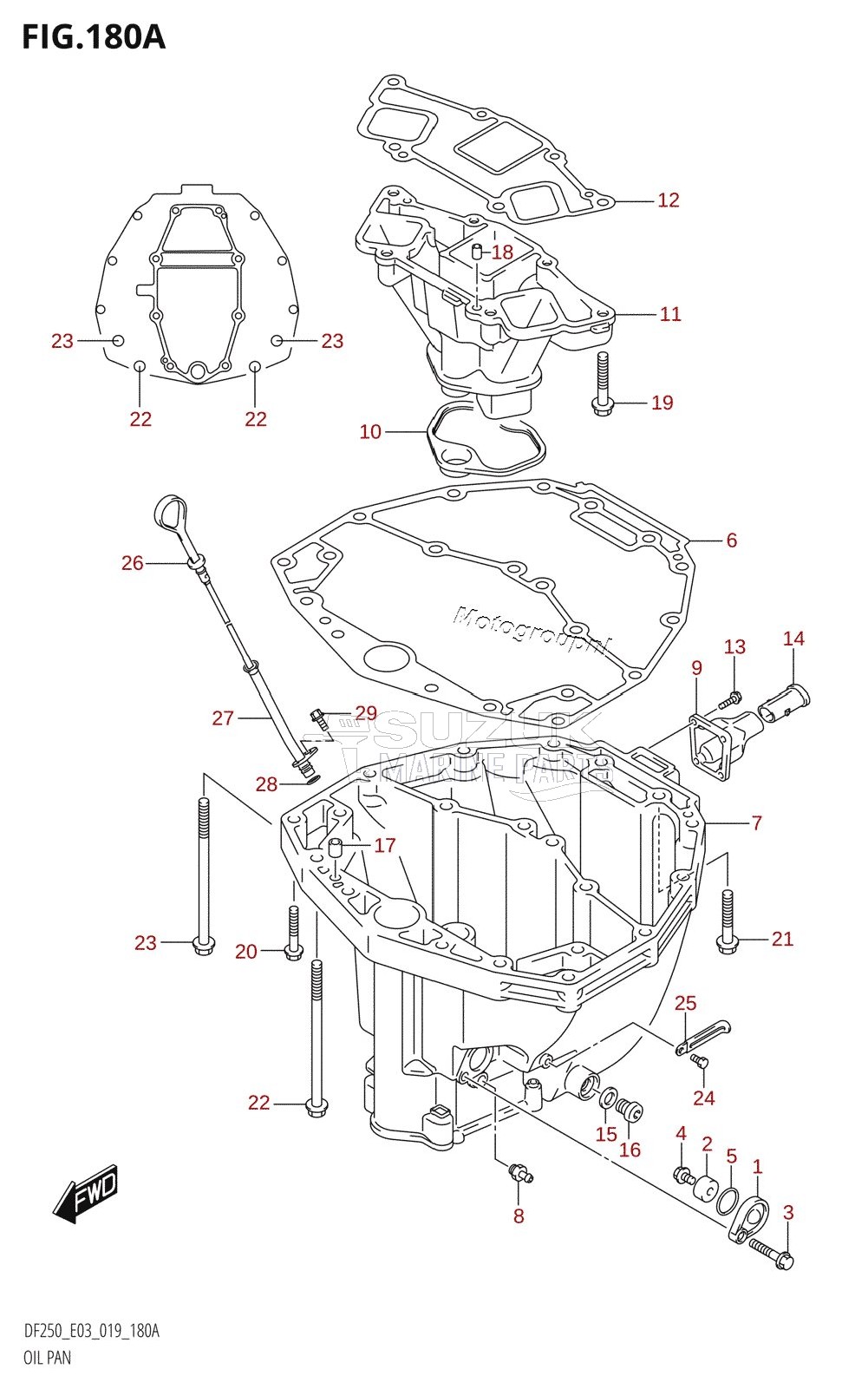 OIL PAN (DF225T,DF225Z,DF250T,DF250Z)