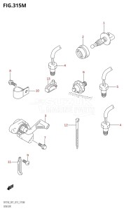 DF200Z From 20002Z-310001 (E01 E40)  2013 drawing SENSOR (DF250Z:E40)