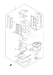 Outboard DF 60A drawing Gasket Set