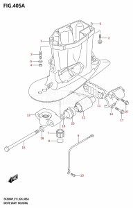 DF200AP From 20003P-440001 (E11 - E40)  2024 drawing DRIVE SHAFT HOUSING