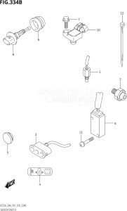 02504F-810001 (2018) 25hp P01-Gen. Export 1 (DF25A  DF25AR  DF25AT  DF25ATH) DF25A drawing SENSOR / SWITCH (DF25AR,DF30AR)