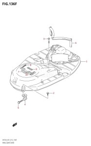 DF225T From 22503F-210001 (E01)  2012 drawing RING GEAR COVER (DF225T:E40)