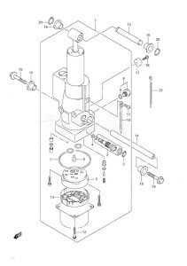 DF 9.9 drawing Trim Cylinder