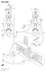 DT30 From 03005-410001 ()  2014 drawing FUEL PUMP (DT25K:P36)