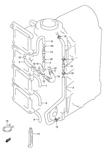 DT 140 drawing Lubrication Hose (DT140EFI