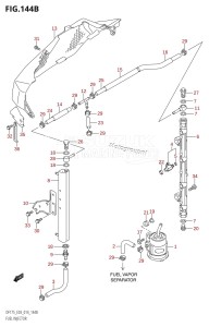 DF175ZG From 17502Z-410001 (E03)  2014 drawing FUEL INJECTOR (DF150TG:E03)