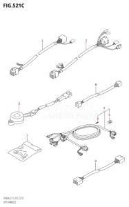 06003F-240001 (2022) 60hp E11 E40-Gen. Export 1-and 2 (DF60AVT  DF60AVT  DF60AVTH  DF60AVTH) DF60A drawing OPT:HARNESS ((DF40A,DF40AST,DF50A,DF60A,DF50AVT,DF60AVT,DF40ASVT):023)