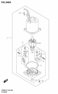 DF140BG From 14004F-440001 (E11 - E40)  2024 drawing PTT MOTOR (DF115BG,DF115BZG)