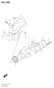 01504F-510001 (2005) 15hp P03-U.S.A (DF15A  DF15AR  DF15ATH) DF15A drawing INLET MANIFOLD (DF15AR:P03)