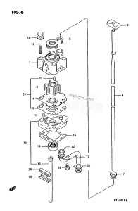 DT15C From 01502-131001 ()  1991 drawing WATER PUMP