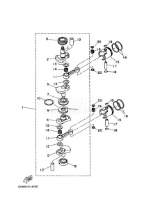 EK40GMHL drawing CRANKSHAFT--PISTON