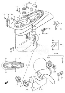 DT60 From 06002-971001 ()  1999 drawing GEAR CASE