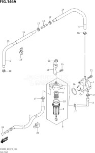 15003P-910001 (2019) 150hp E03-USA (DF150AP) DF150AP drawing FUEL PUMP