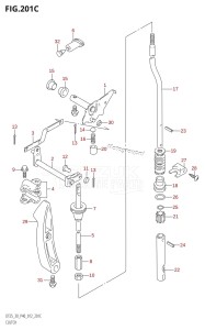 DT25 From 02503K-210001 (P36-)  2012 drawing CLUTCH (DT30R:P40)