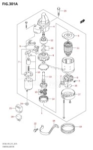 DF9.9B From 00995F-310001 (P03)  2013 drawing STARTING MOTOR (E-STARTER)