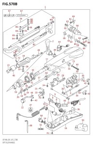 DF115AZ From 11503Z-510001 (E01 E40)  2015 drawing OPT:TILLER HANDLE (DF115AT:E01)