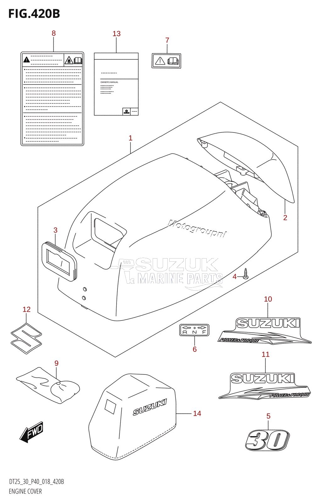 ENGINE COVER (DT30)