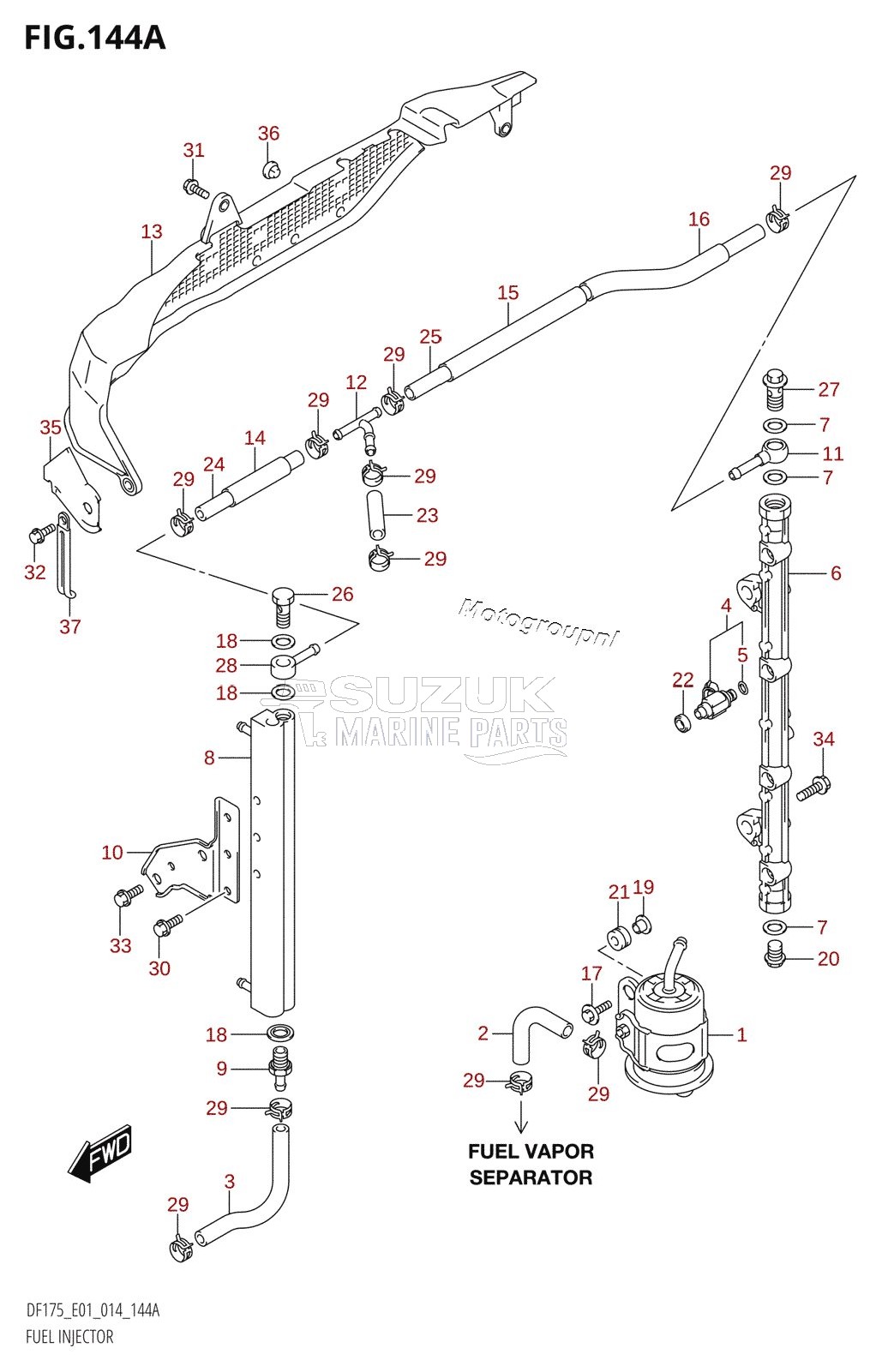 FUEL INJECTOR (DF150T:E01)