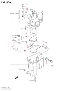 DF50 From 05001F-880001 (E01 E40)  2008 drawing FUEL VAPOR SEPARATOR (X)