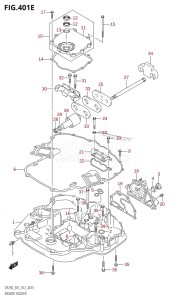 DF200 From 20002F-210001 (E01 E40)  2012 drawing ENGINE HOLDER (DF225T:E01)