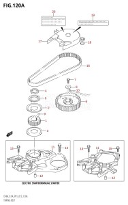 DF9.9A From 00994F-210001 (P01)  2012 drawing TIMING BELT (DF8A:P01)