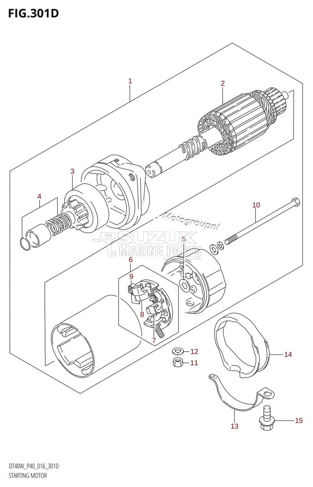 STARTING MOTOR (DT40WR:P90)