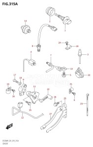 DF175AP From 17503P-910001 (E01 E40)  2019 drawing SENSOR