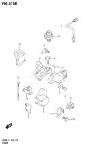 DF60A From 06003F-610001 (E01 E40)  2016 drawing SENSOR (DF60AVT:E01)