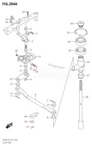 DF150AZ From 15003Z-910001 (E03)  2019 drawing CLUTCH SHAFT (DF200AT,DF200AST,DF175AT,DF150AT)